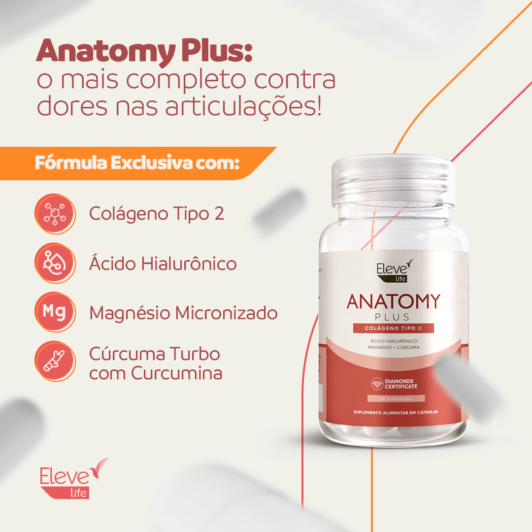 Encontraproduto.com.br - Anatomy Plus - articulações, cartilagens, ossos e inflamações - 30 dias - 30 cápsulas + E-book